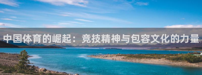 vsport体育官网下载招商电话号码：中国体育的崛起：竞技精