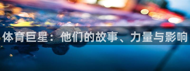 vsport体育官方正版app神州：体育巨星：他们的故事、力